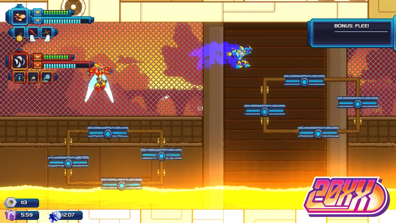 20XX gameplay screenshot