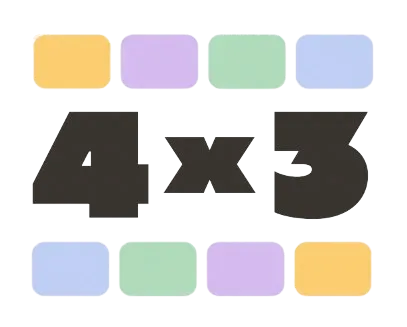 4×3 logo