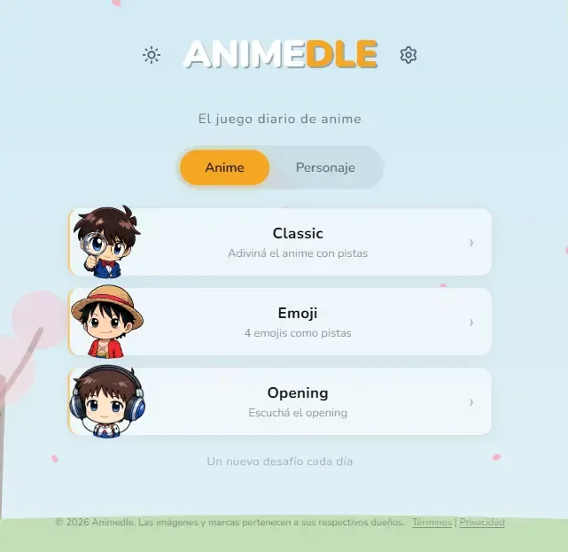 Animedle share image