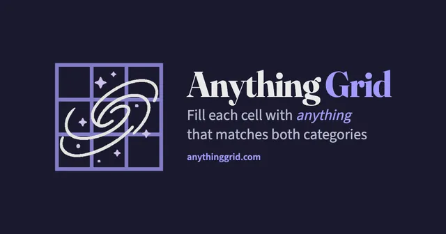 Anything Grid, a 3x3 daily trivia grid