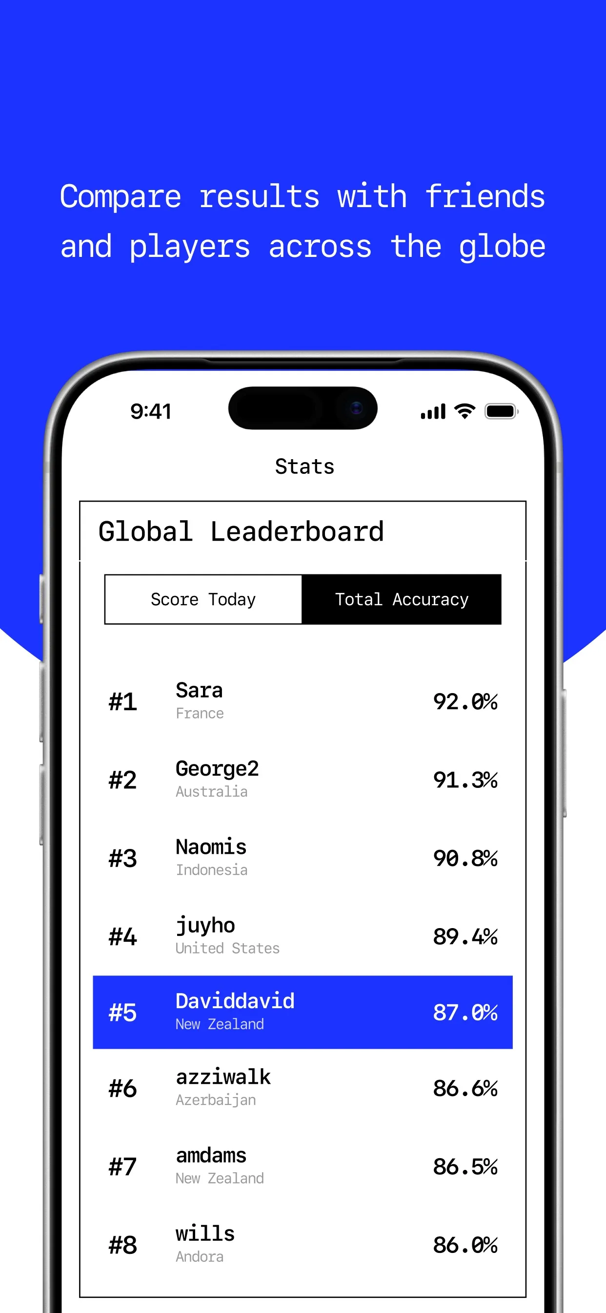 An Atlas quiz question in play (App Store screenshot): question 3 of 10 on a river's true source, four answers with the right one marked, and a Did you know note