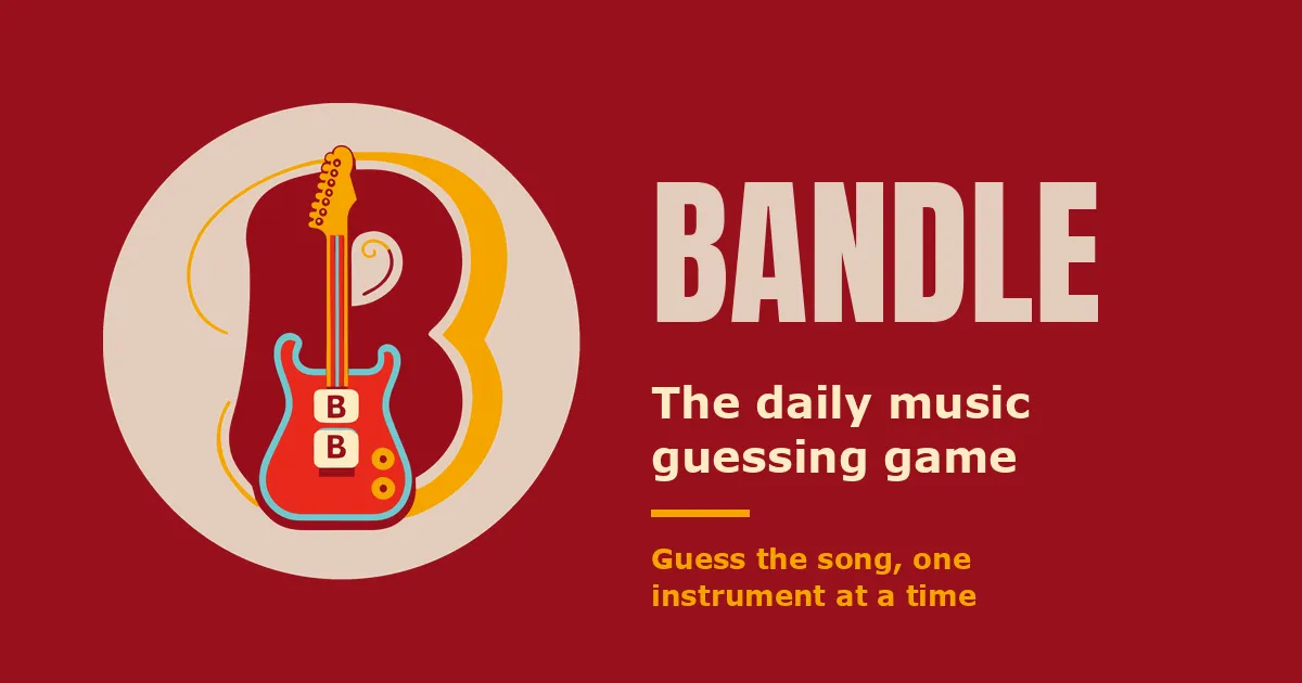 Bandle share image: guess the song, one instrument at a time
