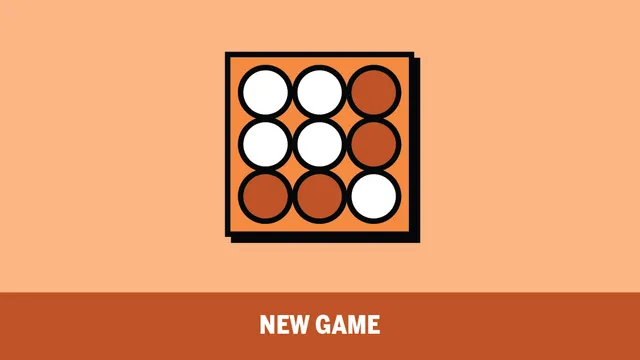 Align share art: a three by three grid of white and orange tiles