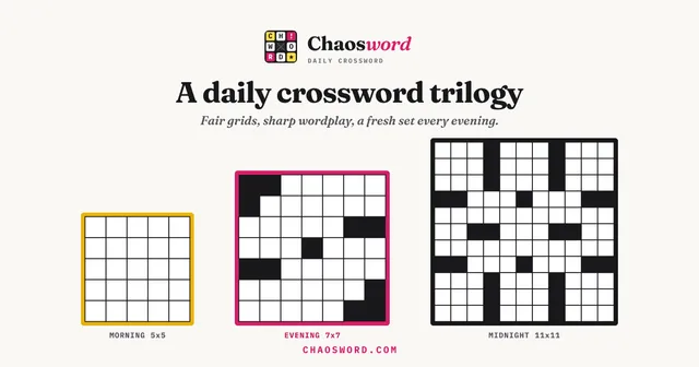 Chaosword: the daily crossword trilogy