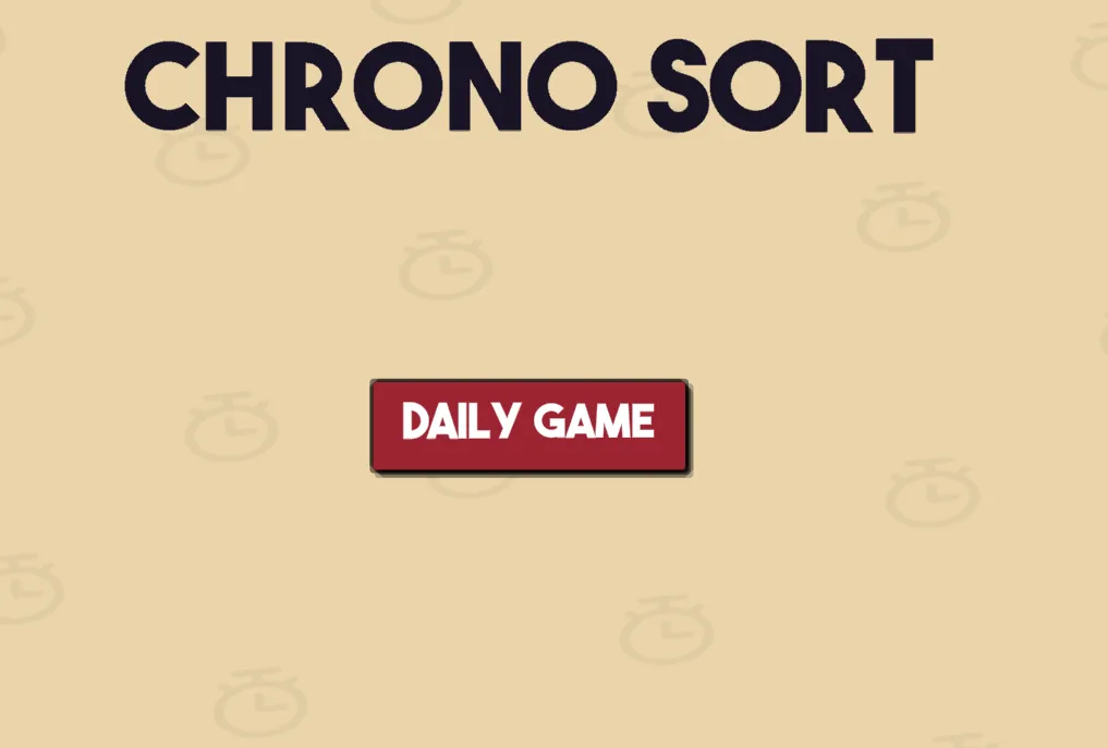 The Chronosort cover image