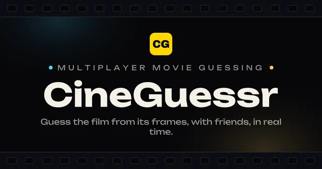 CineGuessr, the movie frame guessing game