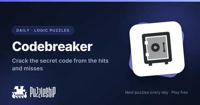 Codebreaker daily puzzles on Puzzleship