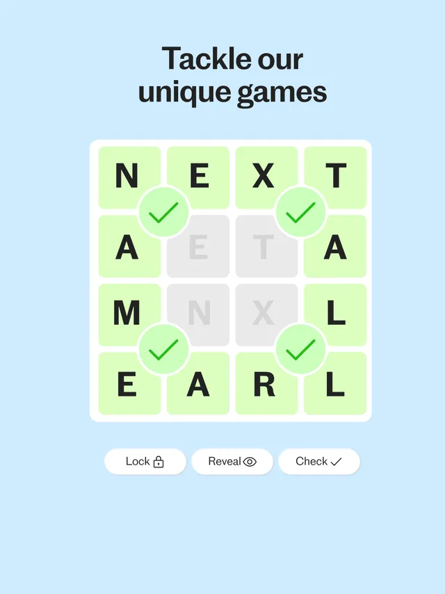 A solved Cogs grid in the Telegraph Puzzles app