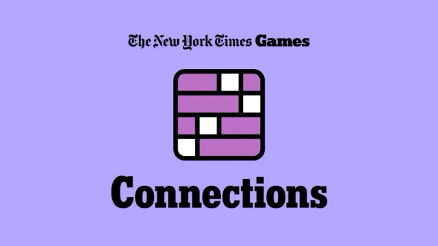 The Connections logo, a grid of coloured tiles
