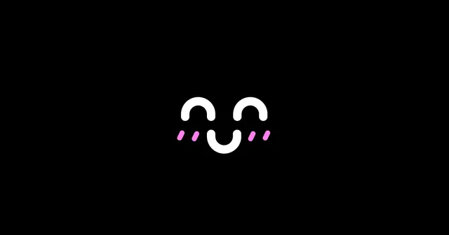 Daily Akari logo: a smiling face with pink cheeks on black