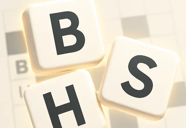 The Daily Mirror Crossword teaser: letter tiles over a crossword grid