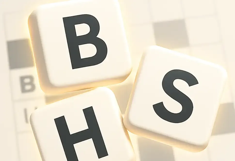 The Daily Mirror Crossword teaser: letter tiles over a crossword grid
