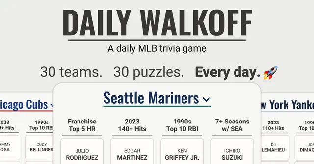 Daily Walkoff share image
