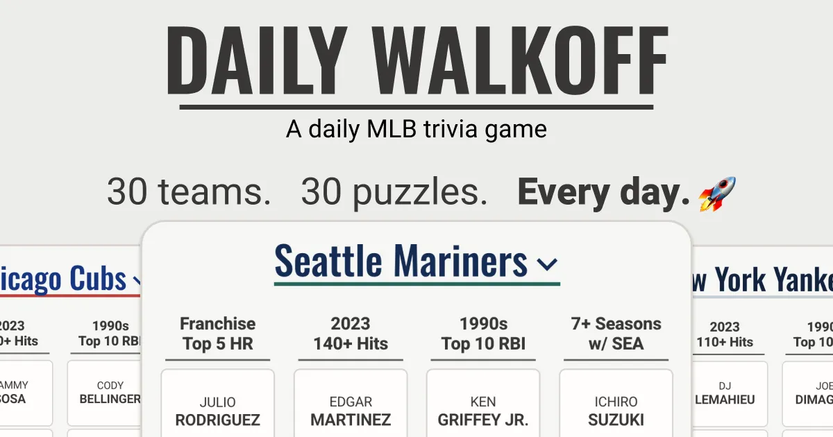 Daily Walkoff share image