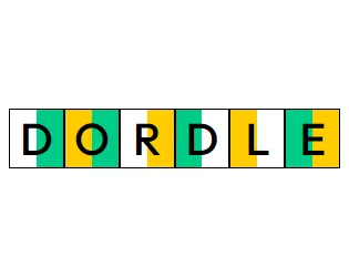 The Dordle cover image from its itch.io page