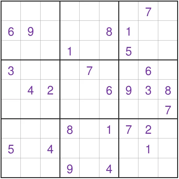 The Mixed Entropy Sudoku board on PuzzleMadness for 28 October 2026, a Medium grid: a plain 9x9 sudoku with purple given digits and no extra markings