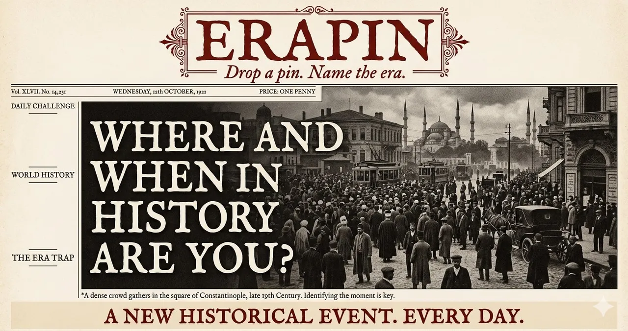 EraPin share image: drop a pin, deduce the year