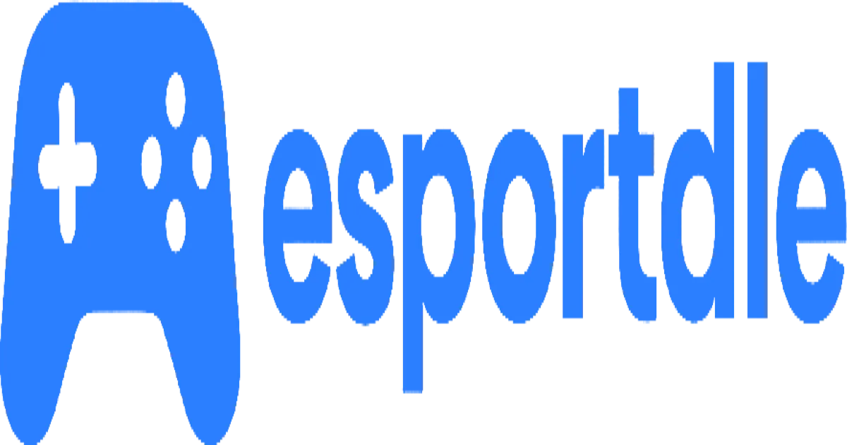 The Esportdle logo: a blue game controller beside the word esportdle