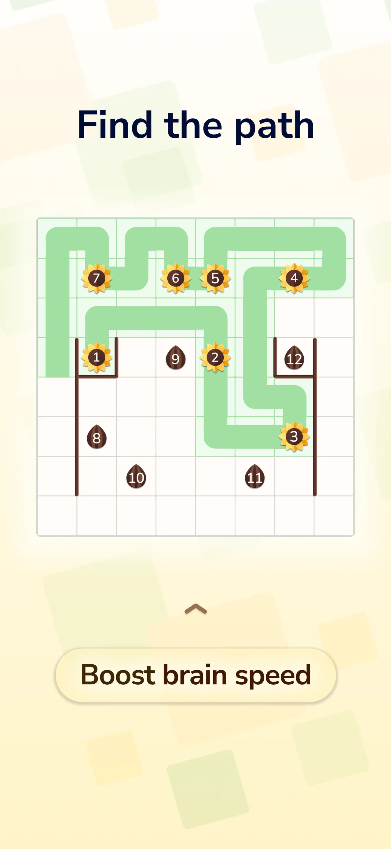 Everyday Grids Zip puzzle with a path through the grid