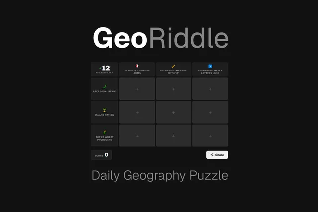 GeoRiddle share image