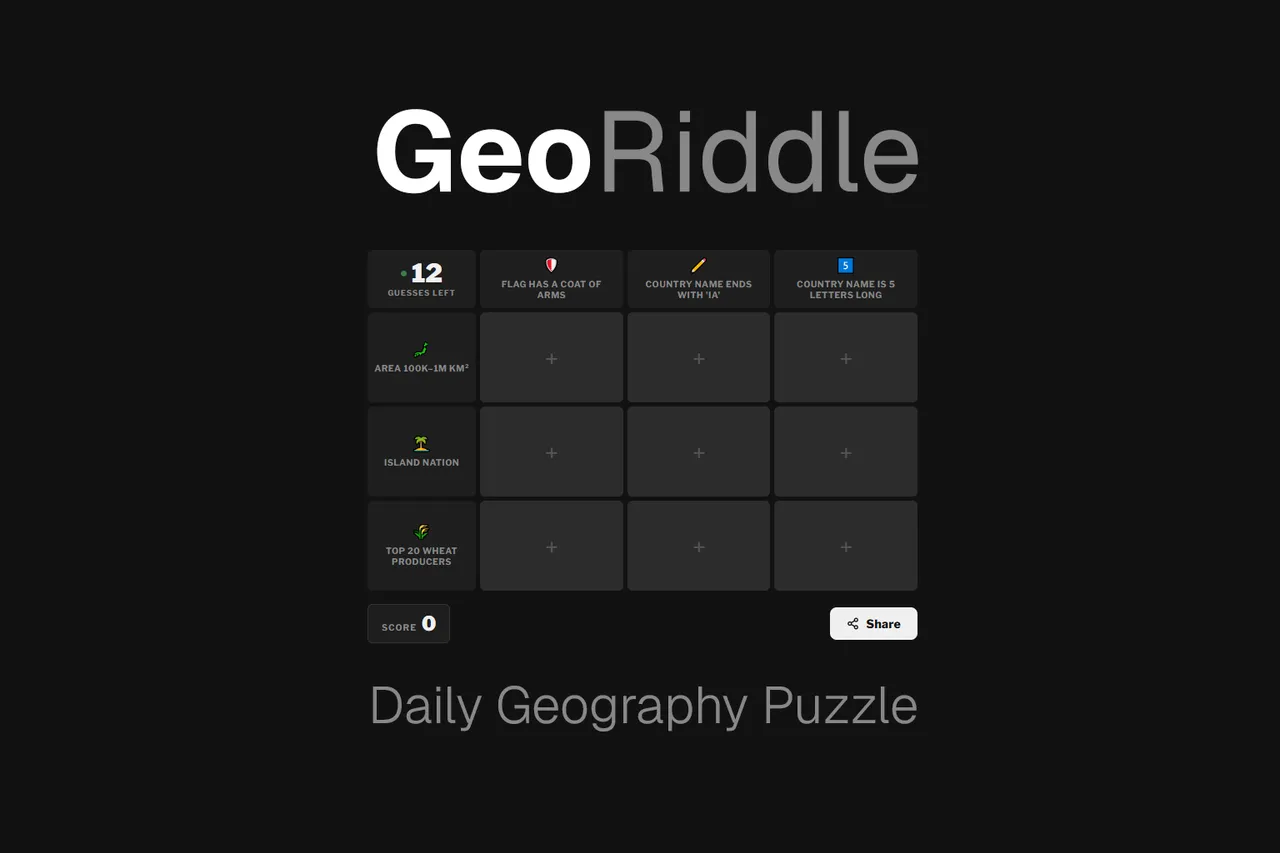 GeoRiddle share image