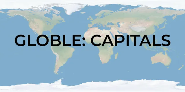Globle: Capitals share image
