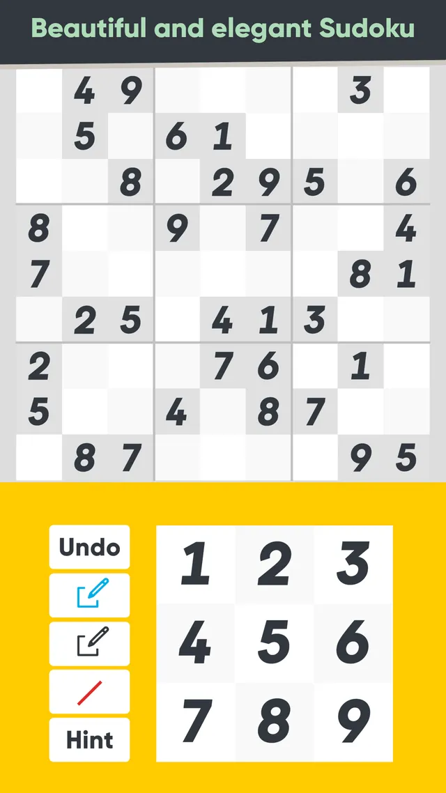 Good Sudoku app screen 1