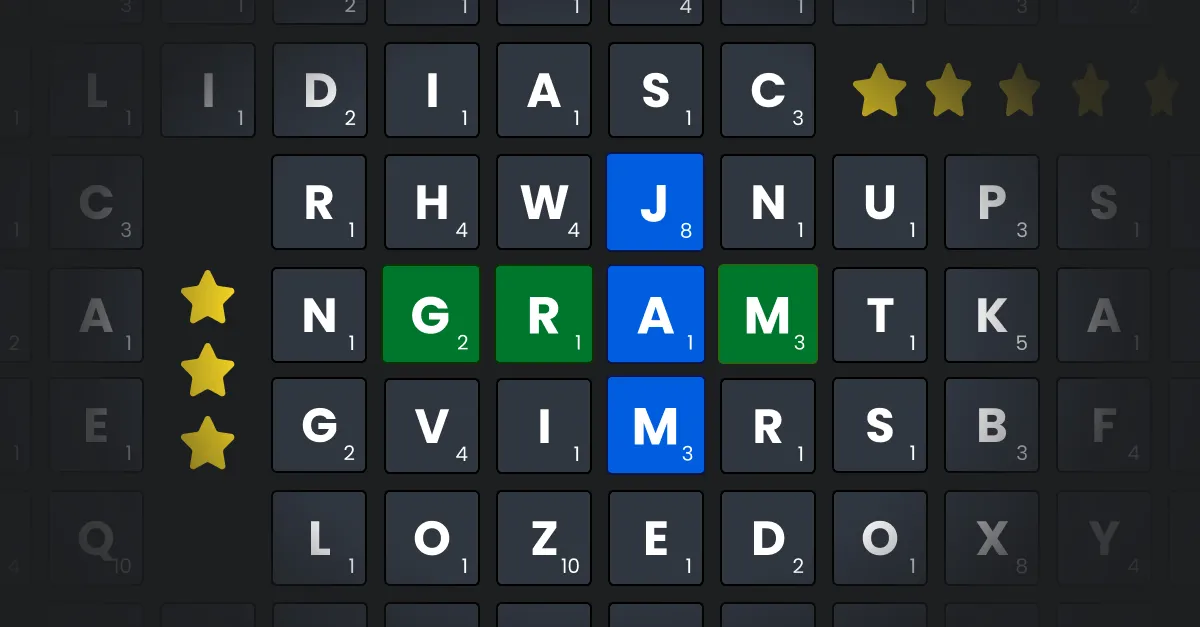 Gram Jam title card