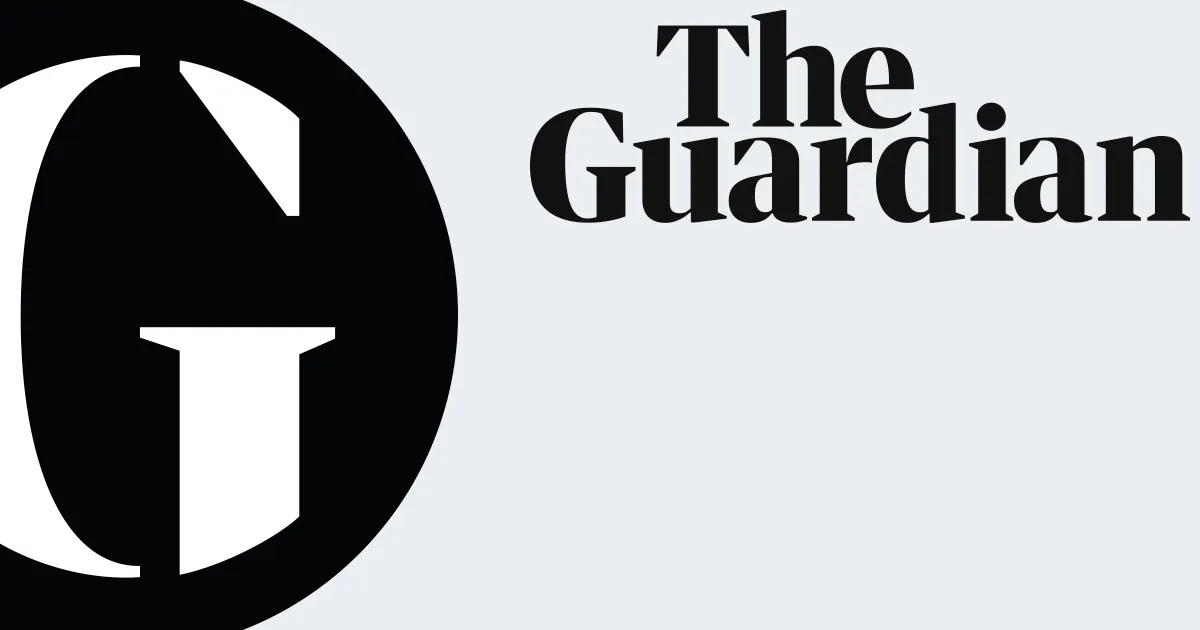 The Guardian logo, a large black G beside the paper's name