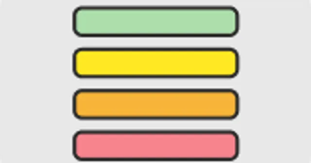 The What's the Connection? icon: four coloured bars