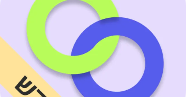 The Chain icon: two interlinked rings, green and blue