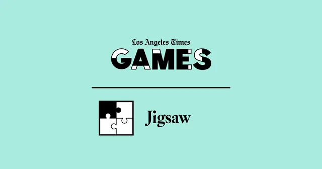Los Angeles Times Games title card for Jigsaw