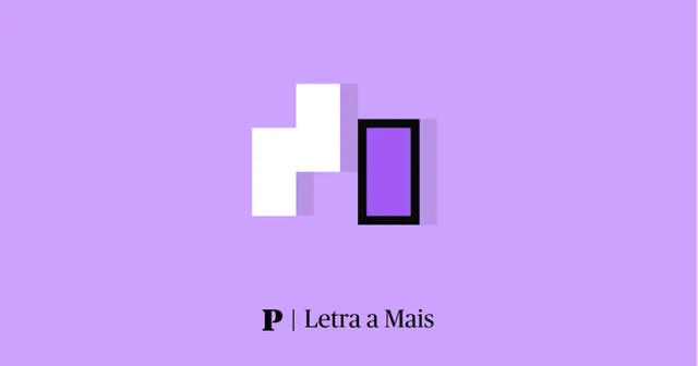 Letra a Mais's own share card: white and purple letter tiles on a lilac background above the words P | Letra a Mais