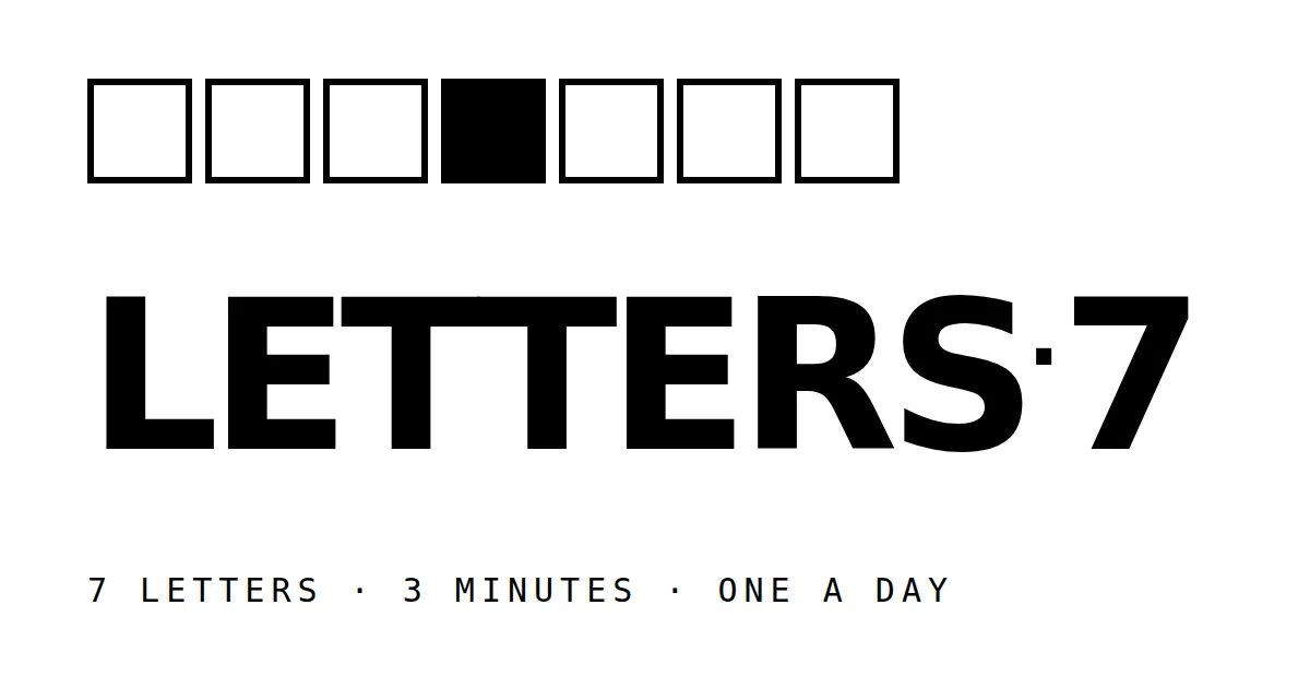 Letters·7 (doce.games) share image
