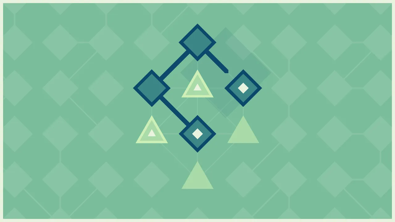 LYNE screenshot of a puzzle with numbered nodes