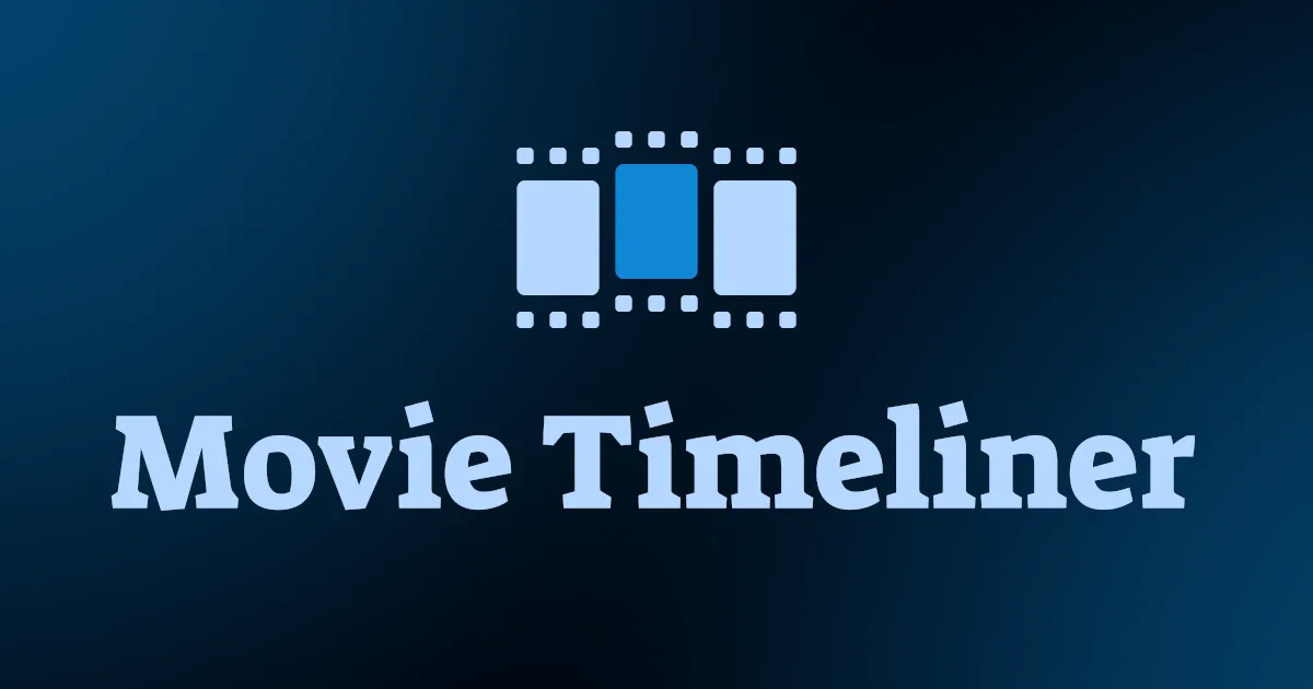 Movie Timeliner, a daily game of sorting films by release date