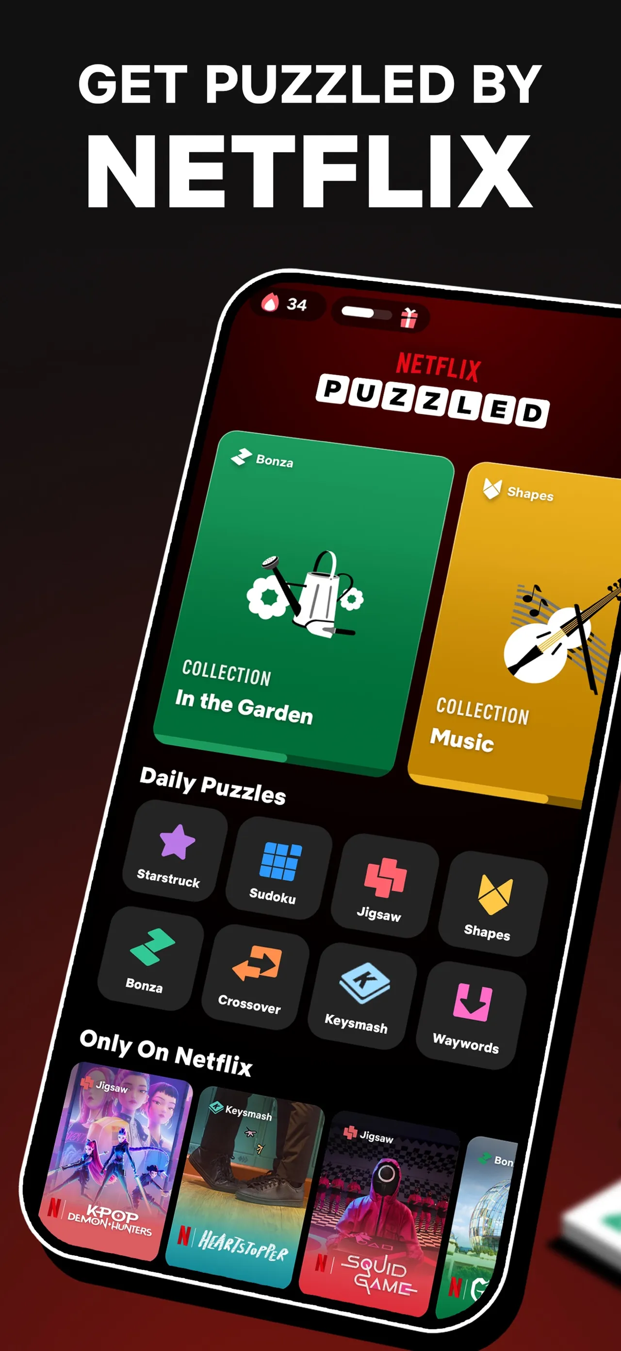 Netflix Puzzled app screenshot