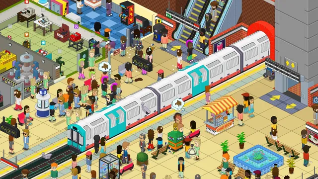 Overcrowd: A Commute 'Em Up screenshot 1 from its Steam page
