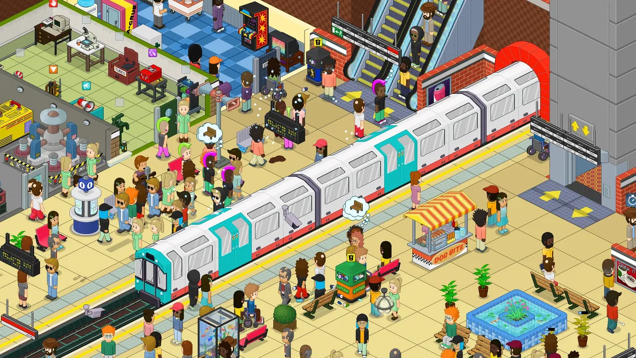 Overcrowd: A Commute 'Em Up screenshot 1 from its Steam page