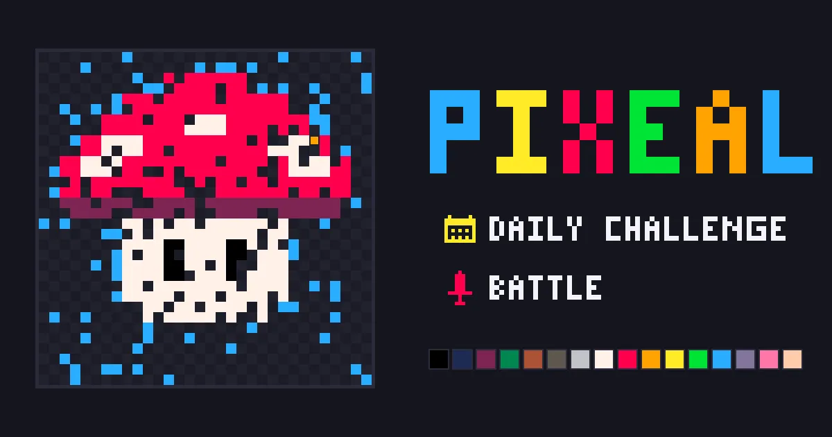 Pixeal, a daily picture puzzle