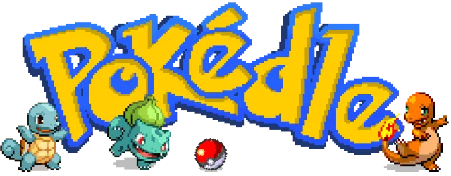 Pokedle logo with Pokémon