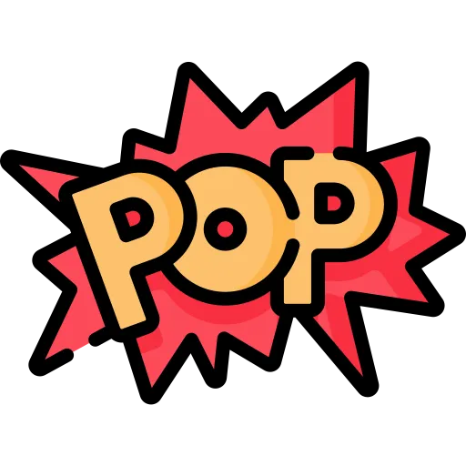 The PopCultured icon, the word POP on a red comic-book burst
