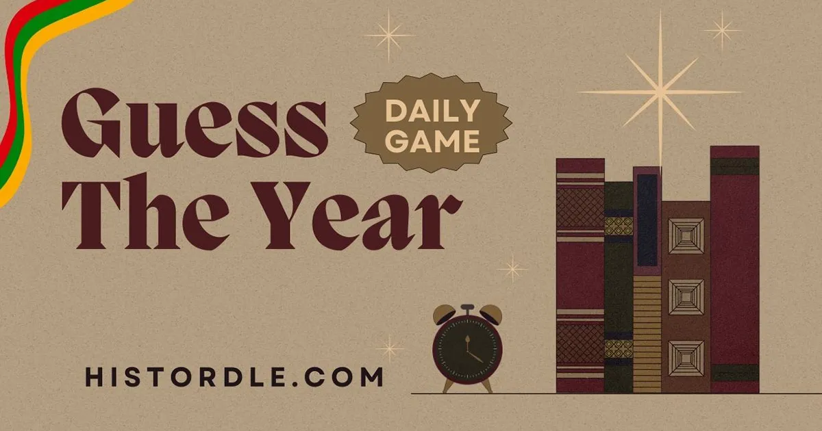 Histordle, home of PopCultured and other guess-the-year games