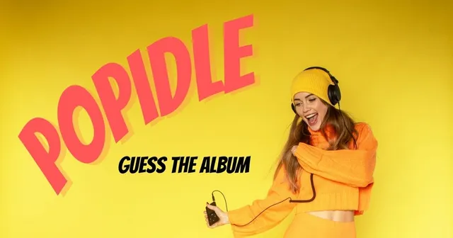 PopIdle banner reading Guess the album
