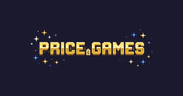 The Price Games title in gold pixel letters