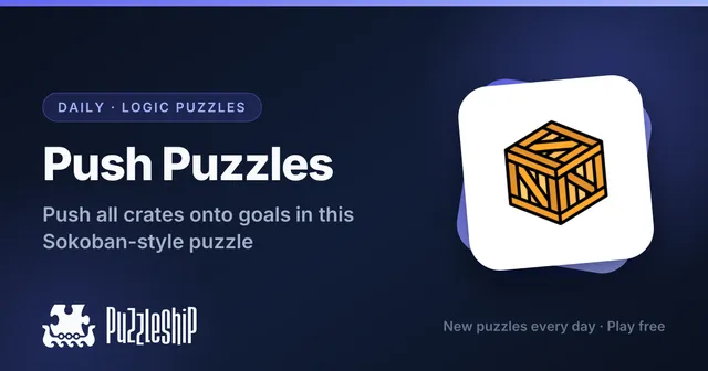 Push Puzzles daily puzzles on Puzzleship