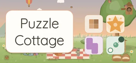 Puzzle Cottage Steam header art