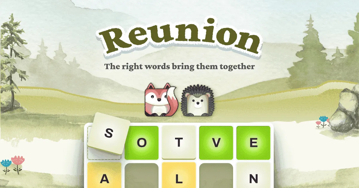 Reunion, a daily word game from Merriam-Webster