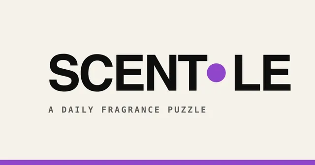 The Scentle title card: A daily fragrance puzzle