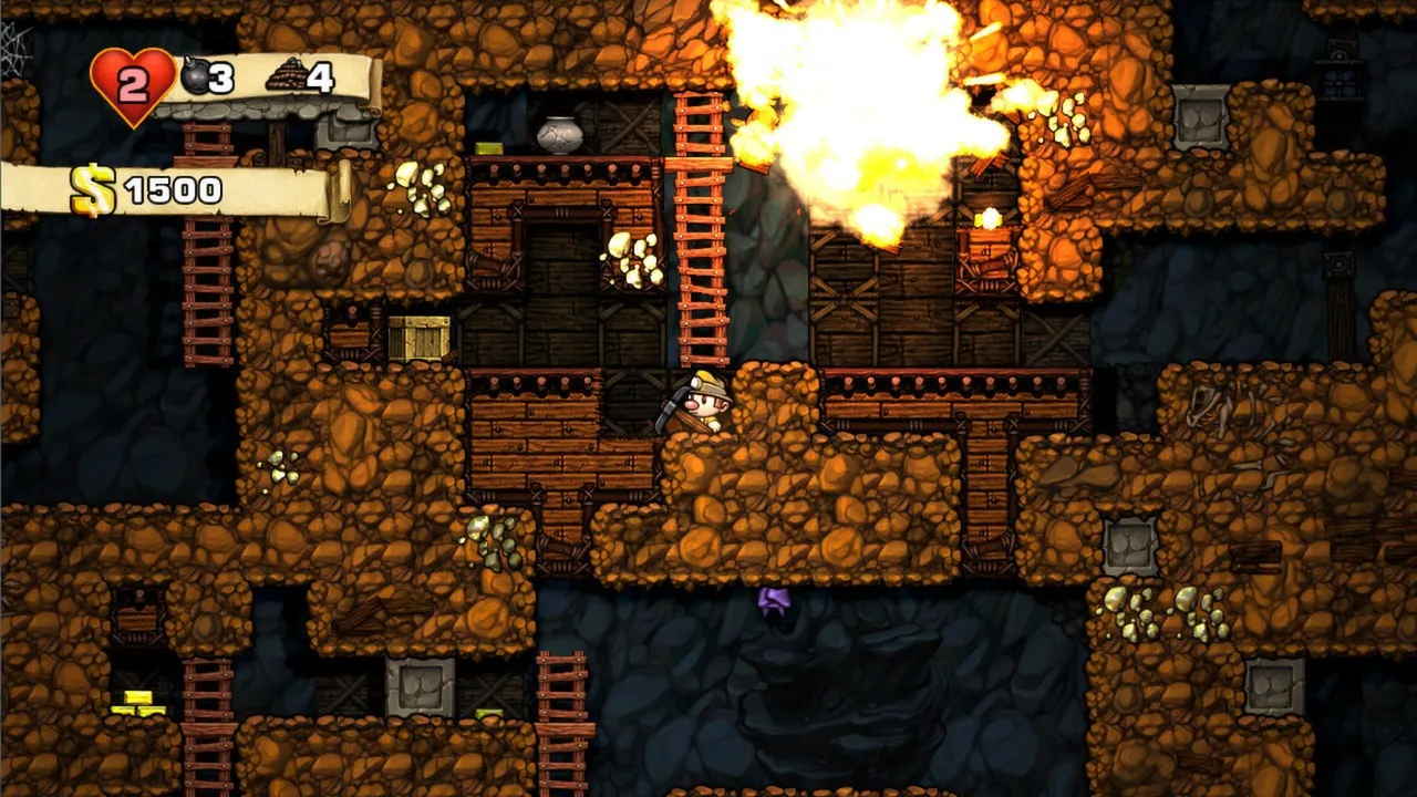 Spelunky screenshot 1 from its Steam page